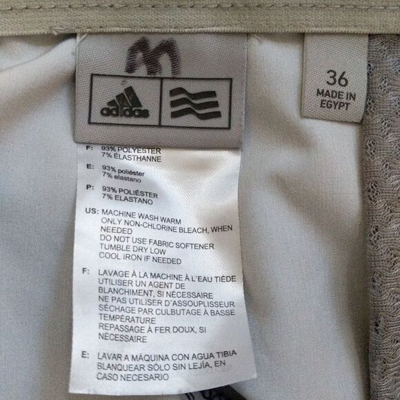 Adidas Ultimate 365 Allover Logo Adi Print Woven Shorts Royal Men's 36 - Picture 6 of 10